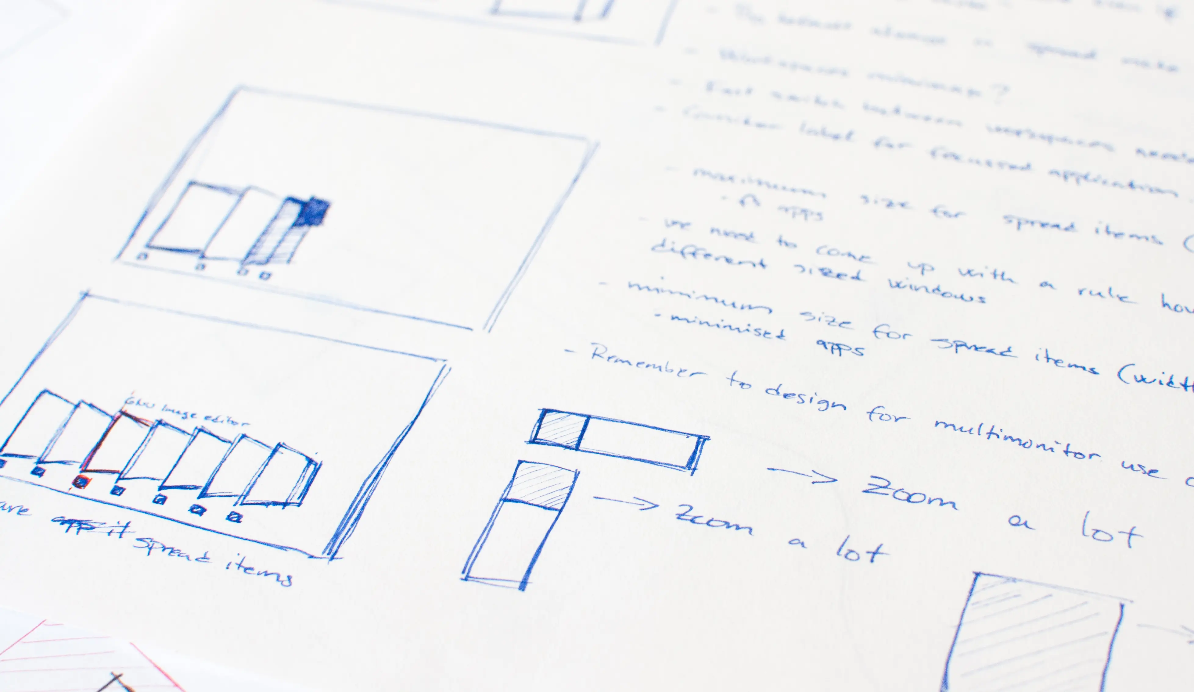 Design mockup 2 showing the line staging feature in action.
