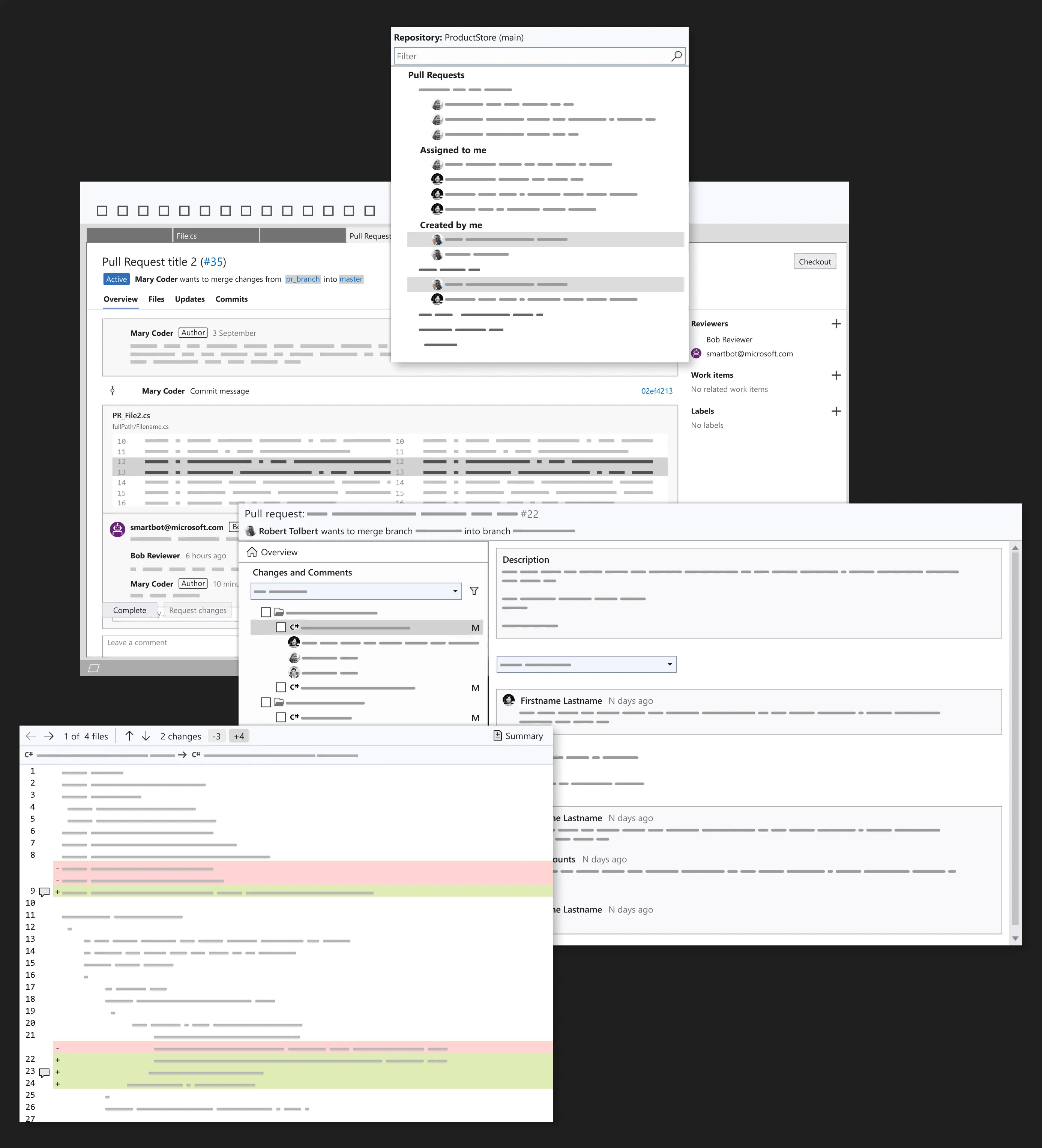 Low-fidelity wireframes used in initial concepting and user research.